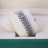 Rolex Datejust 116234 Stainless Steel & 18K White Gold 36mm Silver Diamond Dial Jubilee