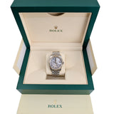 Rolex Datejust 116234 36mm Steel & 18K White Gold Jubilee Silver Roman Dial