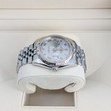 Rolex Datejust 116234 36mm Steel & 18K White Gold Jubilee Silver Roman Dial