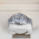 Rolex Datejust 116234 36mm Steel & 18K White Gold Jubilee Silver Roman Dial