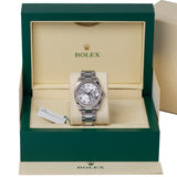 Rolex Datejust 116234 Steel and 18k White Gold 36mm Silver Roman Dial