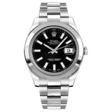 Rolex Datejust II 116300-0001 41mm Black Dial Stainless Steel