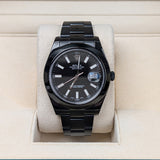 Rolex Datejust II 116300 Black PVD Stainless Steel 41mm Oyster Bracelet