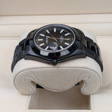 Rolex Datejust II 116300 Black PVD Stainless Steel 41mm Oyster Bracelet