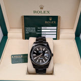 Rolex Datejust II 116300 Black PVD Stainless Steel 41mm Oyster Bracelet