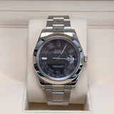 Rolex Datejust 41 116300-0006 Stainless Steel Black Roman Numeral Dial