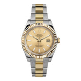 Rolex Datejust II 116333 41mm Two-Tone Champagne Dial Fluted Bezel