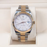 Rolex Datejust II 116333 41mm Two-Tone Steel and 18k Yellow Gold White Dial