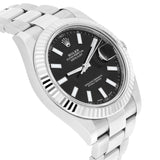 Rolex Datejust 41 Reference 116334 Black Index Dial Stainless Steel Oyster Bracelet