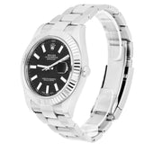 Rolex Datejust 41 Reference 116334 Black Index Dial Stainless Steel Oyster Bracelet