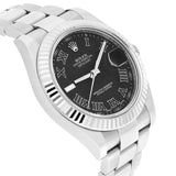Rolex Datejust 41 Ref. 116334 Dark Grey Roman Dial Stainless Steel Oyster Bracelet