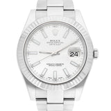 Rolex Datejust 41 Ref. 116334 Silver Index Dial Stainless Steel Oyster Bracelet