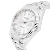 Rolex Datejust 41 Ref. 116334 Silver Index Dial Stainless Steel Oyster Bracelet