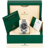 Rolex Datejust 41 Ref. 116334 Black Roman Dial Oyster Bracelet Watch