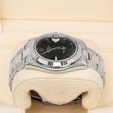 Rolex Datejust 41 Ref. 116334 Black Roman Dial Oyster Bracelet Watch