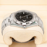 Rolex Datejust 41 Ref. 116334 Black Roman Dial Oyster Bracelet Watch