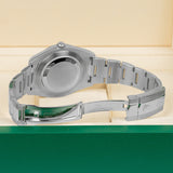Rolex Datejust II 116334 41mm Steel Silver Diamond Dial with 18K White Gold Bezel