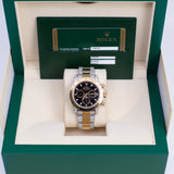 Rolex Daytona 116523 Black Dial Aftermarket Iced Out Bracelet and Lugs 40mm