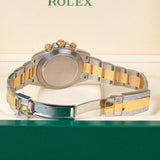Rolex Cosmograph Daytona 116523 Grey Dial Aftermarket Diamond-Set Bracelet and Lugs 40mm