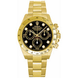 Rolex Daytona 116528-0031 Yellow Gold 40mm Black Diamond Dial