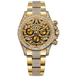 Rolex Cosmograph Daytona 116598TBR 40mm Yellow Gold Eye of the Tiger Diamond Dial