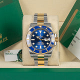 Rolex Submariner Date 116613LB Two-Tone Blue Dial 40mm Watch