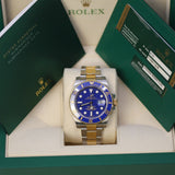Rolex Submariner Date 116613LB 40mm Gold/Steel Blue Dial