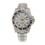 Rolex Submariner Date 116659SABR 40mm White Gold Blue Sapphire and Diamond Bezel Diamond Dial