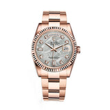 Rolex Day-Date 118235 Rose Gold Oyster Bracelet Meteorite Diamond Dial 36mm