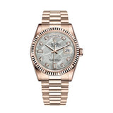 Rolex Day-Date 118235 Rose Gold 36mm Meteorite Diamond Dial President Bracelet