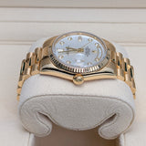 Rolex Day-Date 118238 36mm 18K Yellow Gold President Mother-of-Pearl Diamond Dial