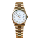 Rolex Day-Date 36 Reference 18238 White Roman Dial 18K Yellow Gold President Watch