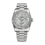 Rolex Day-Date 118239 36mm White Gold President Bracelet Meteorite Diamond Dial
