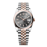 Rolex Datejust 36 Reference 126201-0013 Slate Dial Jubilee Bracelet Everose Rolesor Watch