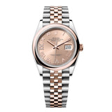 Rolex Datejust 36 Reference 126201-0027 Rosé Dial Everose Rolesor Jubilee Bracelet