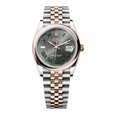 Rolex Datejust 36 Reference 126201-0029 Slate Dial Everose Rolesor Jubilee Bracelet