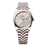Rolex Datejust 36 Reference 126201-0033 Silver Fluted Motif Dial Jubilee Bracelet