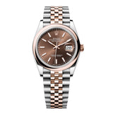 Rolex Datejust 36 Reference 126201-0043 Chocolate Dial Everose Rolesor Jubilee Bracelet