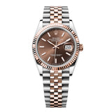 Rolex Datejust 36 126231-0043 Chocolate Dial Fluted Bezel Jubilee Bracelet
