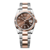 Rolex Datejust 36 Reference 126231-0044 Chocolate Dial Fluted Bezel Oyster Bracelet