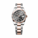 Rolex Datejust 36 Reference 126231-0014 Slate Dial Everose Rolesor Oyster Bracelet