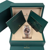 Rolex Datejust 36 126281RBR-0031 Chocolate Dial Diamond Bezel Jubilee Bracelet Watch