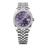 Rolex Datejust 36 Reference 126284RBR-0013 Aubergine Diamond Dial Jubilee Bracelet