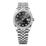 Rolex Datejust 36 Reference 126284RBR-0019 Black Diamond Dial with Jubilee Bracelet