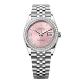 Rolex Datejust 36 Reference 126284RBR-0023 Pink Diamond Dial Jubilee Bracelet