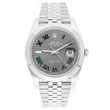 Rolex Datejust 41 126300-0014 Wimbledon Slate Dial Jubilee Bracelet Stainless Steel 2020