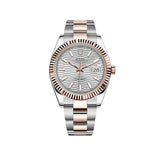 Rolex Datejust 41 126331-0017 Silver Motif Dial Oystersteel and Rose Gold