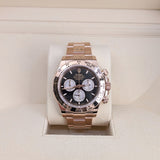 Rolex Daytona 126505-0001 Everose Gold 40mm Black Dial Oyster Bracelet