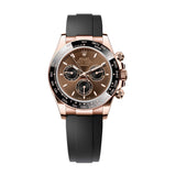 Rolex Cosmograph Daytona 126515LN-0010 40mm Everose Gold Chocolate Dial Oysterflex