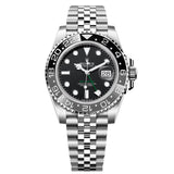 Rolex GMT-Master II 126710GRNR-0003 40mm Black Dial Oystersteel Jubilee Watch